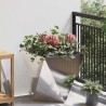 Jardinière Argent 50 x 50 x 50 cm Acier inoxydable 554630554630