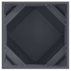 Jardinière Anthracite 50 x 50 x 50 cm Acier 554631554631