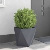 Jardinière 2 pcs Anthracite 50 x 50 x 50 cm Acier 554632554632