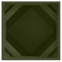 Jardinière Vert olive 50 x 50 x 50 cm Acier 554633554633