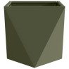Jardinière 2 pcs Vert olive 50 x 50 x 50 cm Acier 554634554634