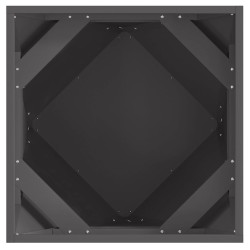 Jardinière Noir 50 x 50 x 50 cm Acier 554636554636