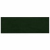 Tête de lit murale 12 pcs Vert foncé 90 x 30 cm Velours 554639554639