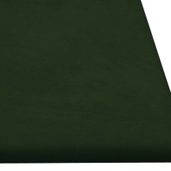Tête de lit murale 12 pcs Vert foncé 90 x 30 cm Velours 554639554639