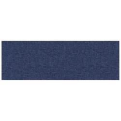 Tête de lit murale 12 pcs Bleu 90 x 30 cm tissu 554642554642