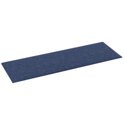 Tête de lit murale 12 pcs Bleu 90 x 30 cm tissu 554642554642