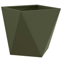 Jardinière Vert olive 40 x 40 x 40 cm Acier 554644554644
