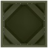 Jardinière Vert olive 40 x 40 x 40 cm Acier 554644554644