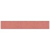Tête de lit murale 12 pcs Rose 90 x 15 cm Velours 554645554645