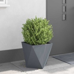Jardinière 2 pcs Anthracite 40 x 40 x 40 cm Acier 554646554646