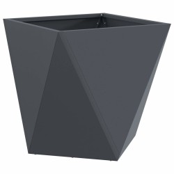 Jardinière 2 pcs Anthracite 40 x 40 x 40 cm Acier 554646554646