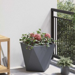 Jardinière Anthracite 40 x 40 x 40 cm Acier 554647554647