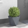Jardinière Anthracite 40 x 40 x 40 cm Acier 554647554647