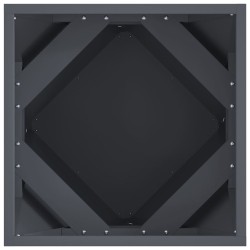Jardinière Anthracite 40 x 40 x 40 cm Acier 554647554647