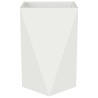 Jardinière Blanc 50 x 50 x 75 cm Acier 554649554649