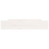  Tiroirs de lit 2 pcs blanc Bois de pin massif 