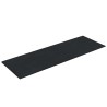 Tête de lit murale 12 pcs Noir 90 x 30 cm Velours 554650554650