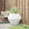 Jardinière Blanc 100 x 100 x 80 cm Acier 554654554654