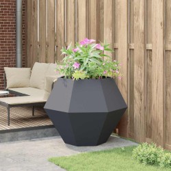 Jardinière Anthracite 100 x 100 x 80 cm Acier 554655554655