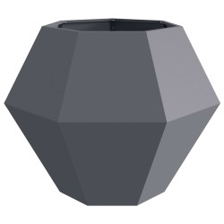 Jardinière Anthracite 100 x 100 x 80 cm Acier 554655554655