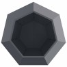 Jardinière Anthracite 100 x 100 x 80 cm Acier 554655554655