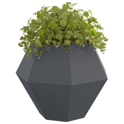 Jardinière 2 pcs Anthracite 100 x 100 x 80 cm Acier 554656554656