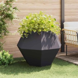 Jardinière 2 pcs Anthracite 100 x 100 x 80 cm Acier 554656554656