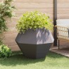 Jardinière 2 pcs Noir 100 x 100 x 80 cm Acier 554664554664