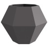 Jardinière 2 pcs Noir 100 x 100 x 80 cm Acier 554664554664