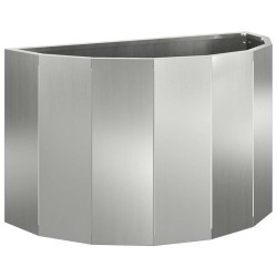 Jardinière Argent 60 x 30 x 35 cm Acier galvanisé 554666554666