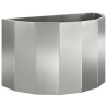 Jardinière Argent 60 x 30 x 35 cm Acier galvanisé 554666554666