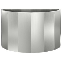 Jardinière Argent 60 x 30 x 35 cm Acier galvanisé 554666554666