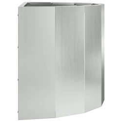 Jardinière Argent 60 x 30 x 35 cm Acier galvanisé 554666554666