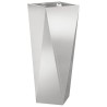 Jardinière 2 pcs Argent 30 x 30 x 75 cm Acier inoxydable 554667554667