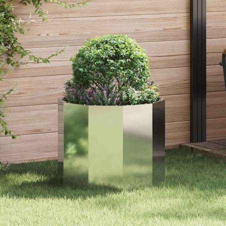 Jardinière Argent 60 x 60 x 50 cm Acier galvanisé 554669554669