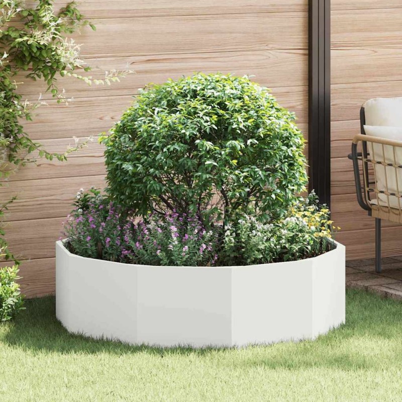 Jardinière Blanc 120 x 120 x 35 cm Acier 554671554671