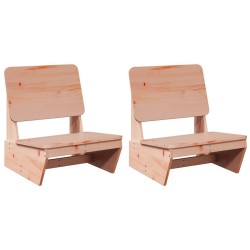 Chaises de jardin lot de 2 60x64x70,5 cm bois massif de douglas 554673554673