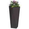 Jardinière Noir 30 x 30 x 75 cm Acier 554679554679