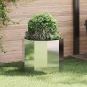 Jardinière Argent 60 x 60 x 50 cm Acier inoxydable 554680554680