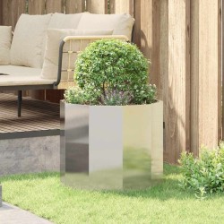 Jardinière Argent 60 x 60 x 50 cm Acier inoxydable 554680554680