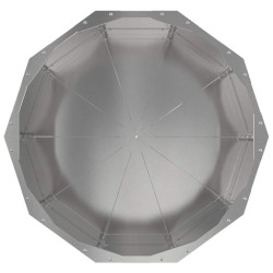 Jardinière Argent 60 x 60 x 50 cm Acier inoxydable 554680554680