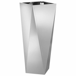 Jardinière Argent 30 x 30 x 75 cm Acier galvanisé 554683554683