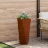Jardinière 2 pcs Rouillé 30 x 30 x 75 cm 554686554686