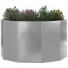 Jardinière Argent 90 x 90 x 50 cm Acier galvanisé 554687554687