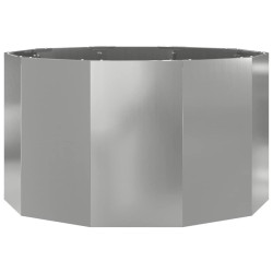Jardinière Argent 90 x 90 x 50 cm Acier galvanisé 554687554687