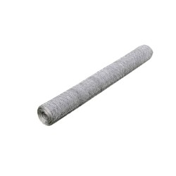 Grillage pour volière Acier galvanisé 25 x 0,5 m Argenté 554688554688