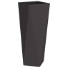 Jardinière 2 pcs Noir 30 x 30 x 75 cm Acier 554690554690