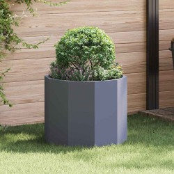 Jardinière Anthracite 60 x 60 x 50 cm Acier 554692554692
