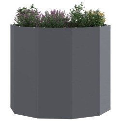 Jardinière Anthracite 60 x 60 x 50 cm Acier 554692554692
