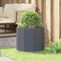 Jardinière Anthracite 60 x 60 x 50 cm Acier 554692554692